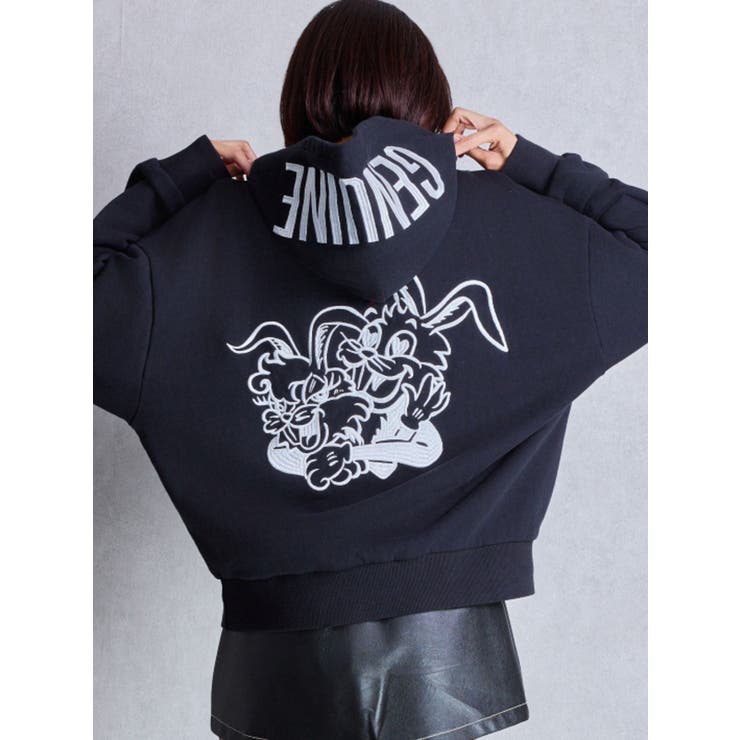 GENUINE BUNNYスウェットパーカー[品番：MKSW0066089]｜GYDA