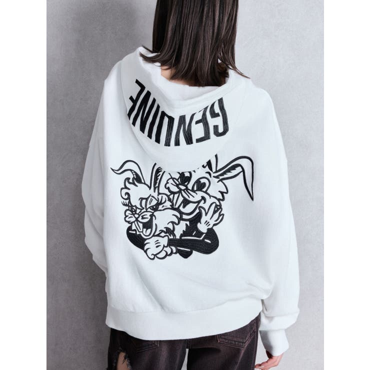 GENUINE BUNNYスウェットパーカー[品番：MKSW0066089]｜GYDA（ジェイダ