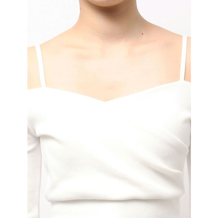 カシュクールデザインオフショルトップス | GYDA | 詳細画像19 