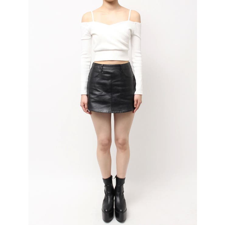 カシュクールデザインオフショルトップス | GYDA | 詳細画像24 