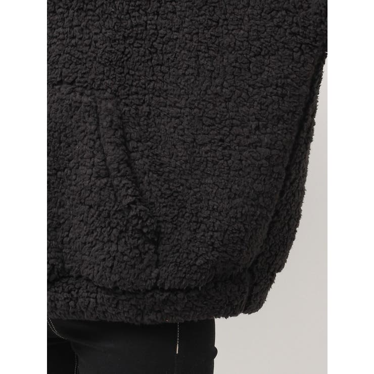 新品未使用 GYDA ボアパーカー ブラック F 完売品 ジェイダ GYDA Symmetry GYDAボアパーカー （ブラック） -ファッション