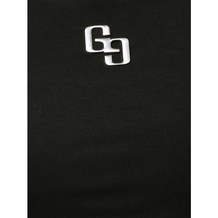 GGフードショルダーオープンデザインショートトップス[品番