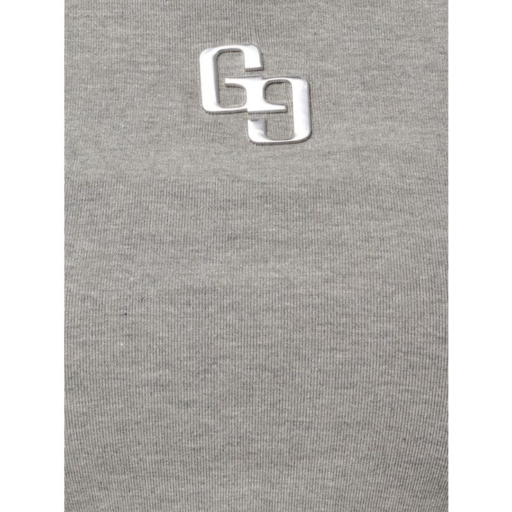 GGフードショルダーオープンデザインショートトップス | GYDA | 詳細画像29 