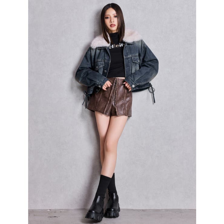 Felicity MIX material patchトップス | GYDA | 詳細画像13 