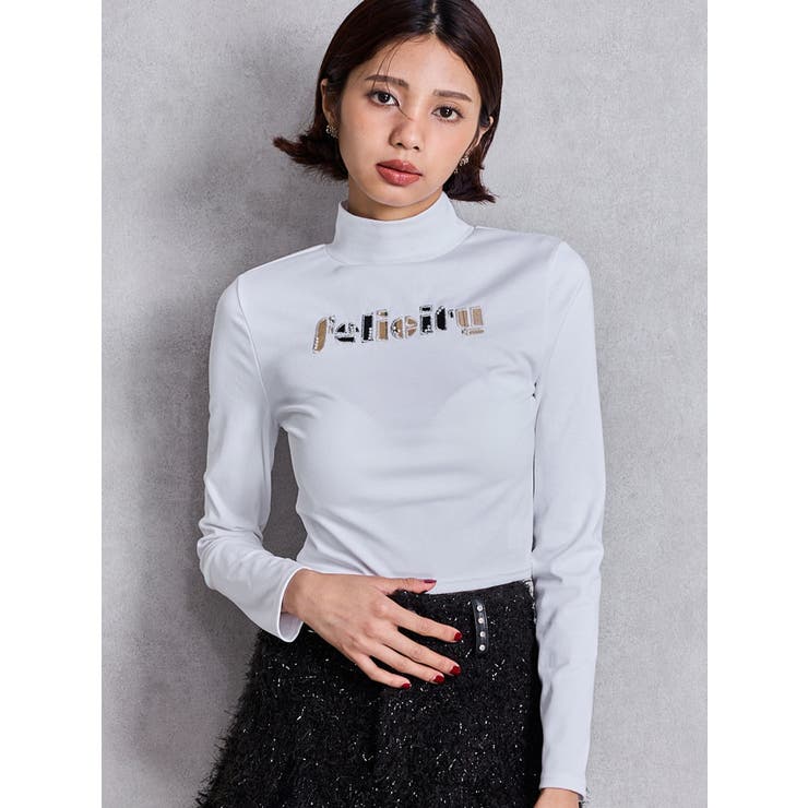 Felicity MIX material patchトップス | GYDA | 詳細画像2 