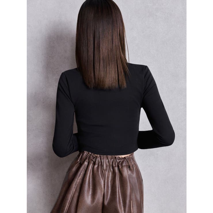 Felicity MIX material patchトップス | GYDA | 詳細画像9 