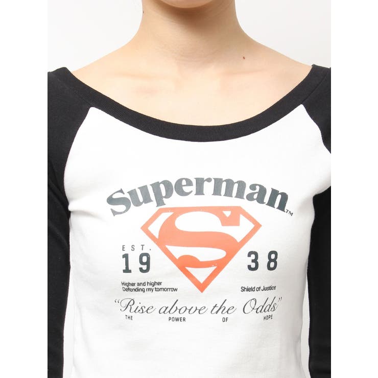 SUPERMAN GYDA 2WAYラグランショートトップス | GYDA | 詳細画像23 