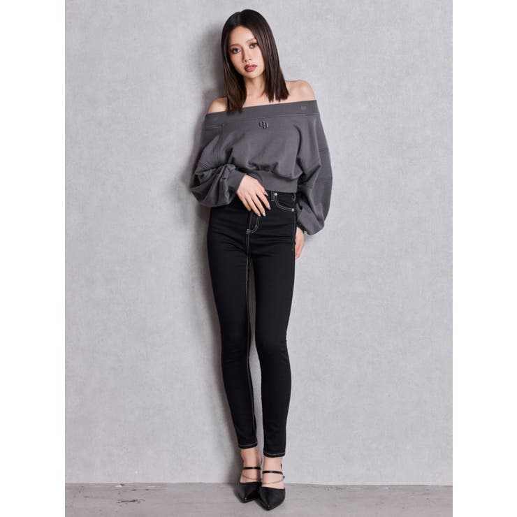 GG short スウェットトップス | GYDA | 詳細画像12 