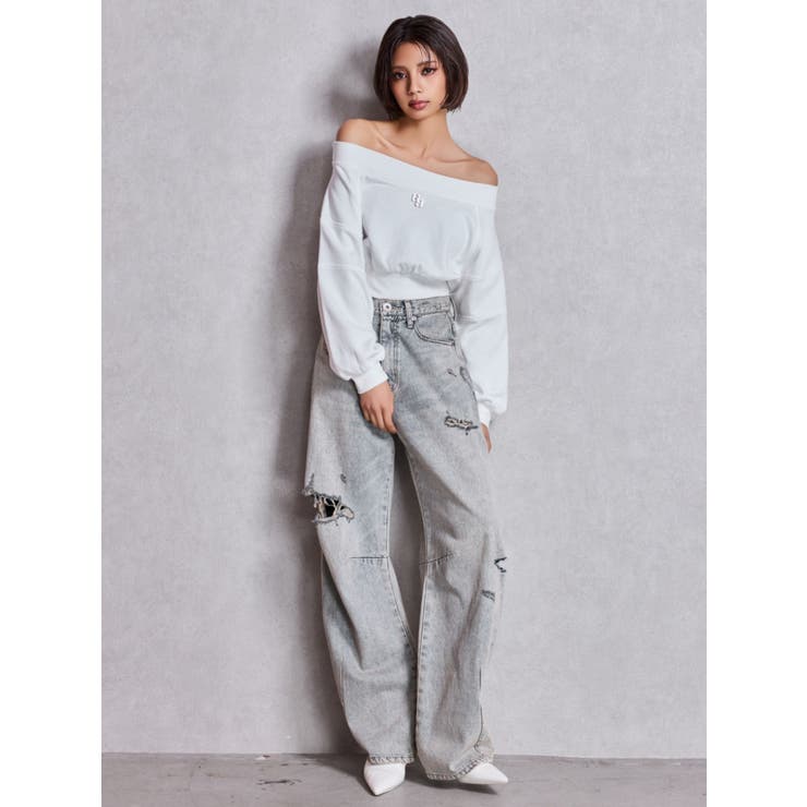 GG short スウェットトップス | GYDA | 詳細画像20 