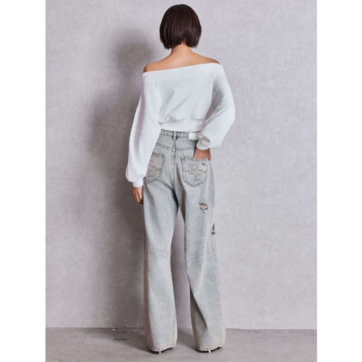 GG short スウェットトップス | GYDA | 詳細画像21 