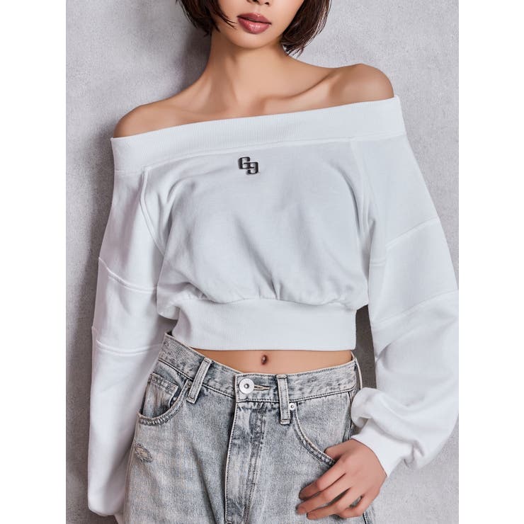 オフホワイト | GG short スウェットトップス | GYDA