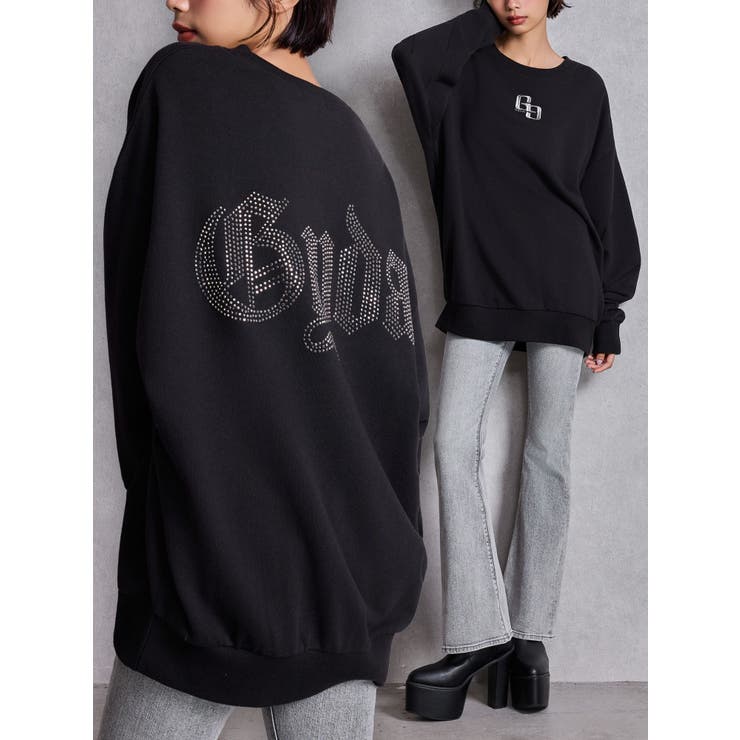 ブラック | GG BACK bijouプルオーバー | GYDA