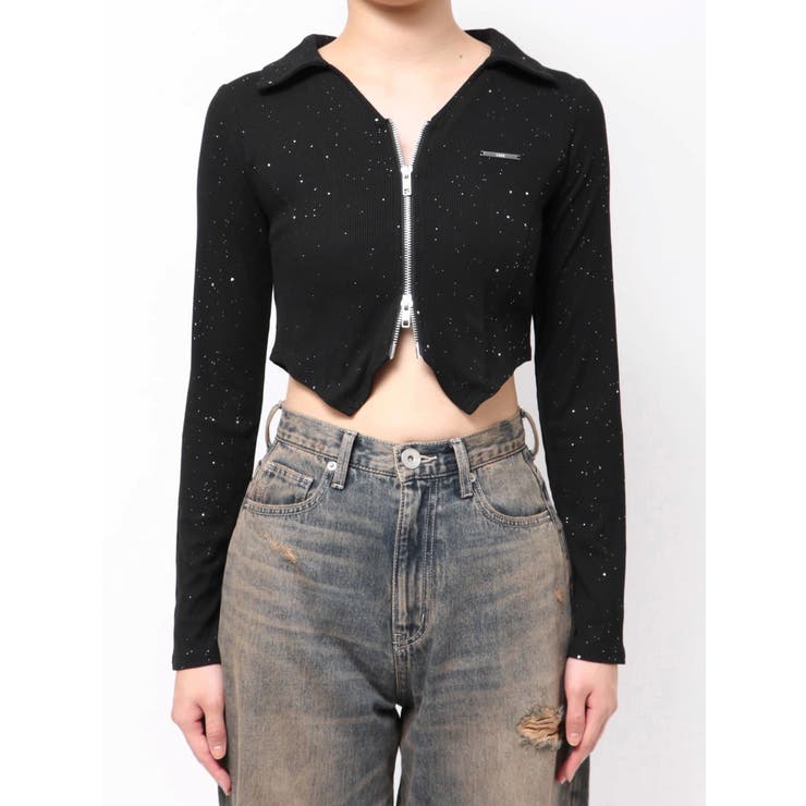 GYDA hologram ZIPトップス | GYDA | 詳細画像17 