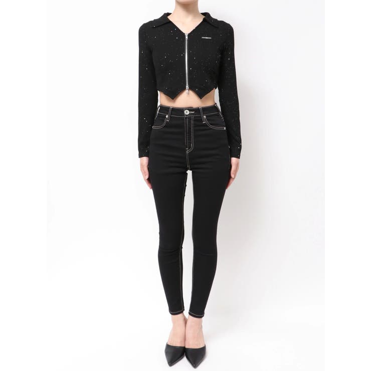 GYDA hologram ZIPトップス | GYDA | 詳細画像18 