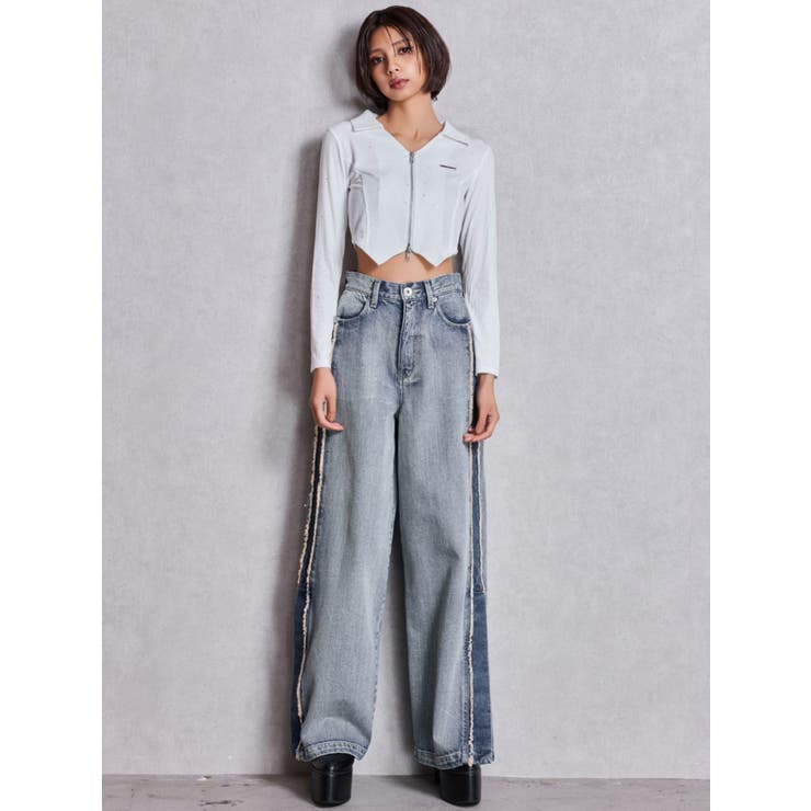 GYDA hologram ZIPトップス | GYDA | 詳細画像8 