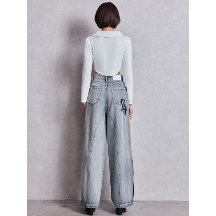 GYDA hologram ZIPトップス | GYDA | 詳細画像9 