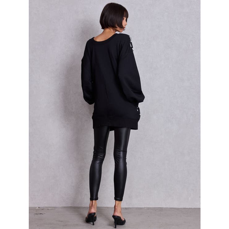 【SHOPLIST限定】GGニットドッキングスウェットトップス | GYDA | 詳細画像6 