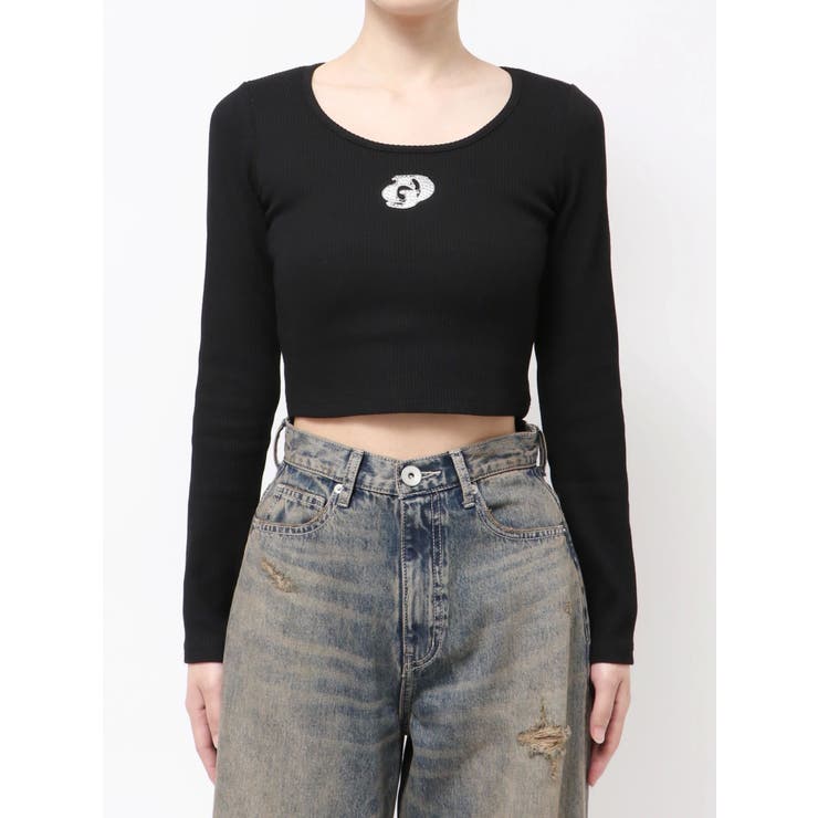 GDロゴラインストーンテレコトップス | GYDA | 詳細画像15 