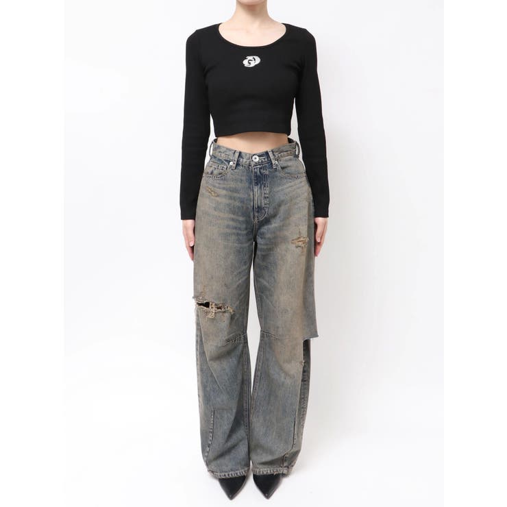 GDロゴラインストーンテレコトップス | GYDA | 詳細画像22 