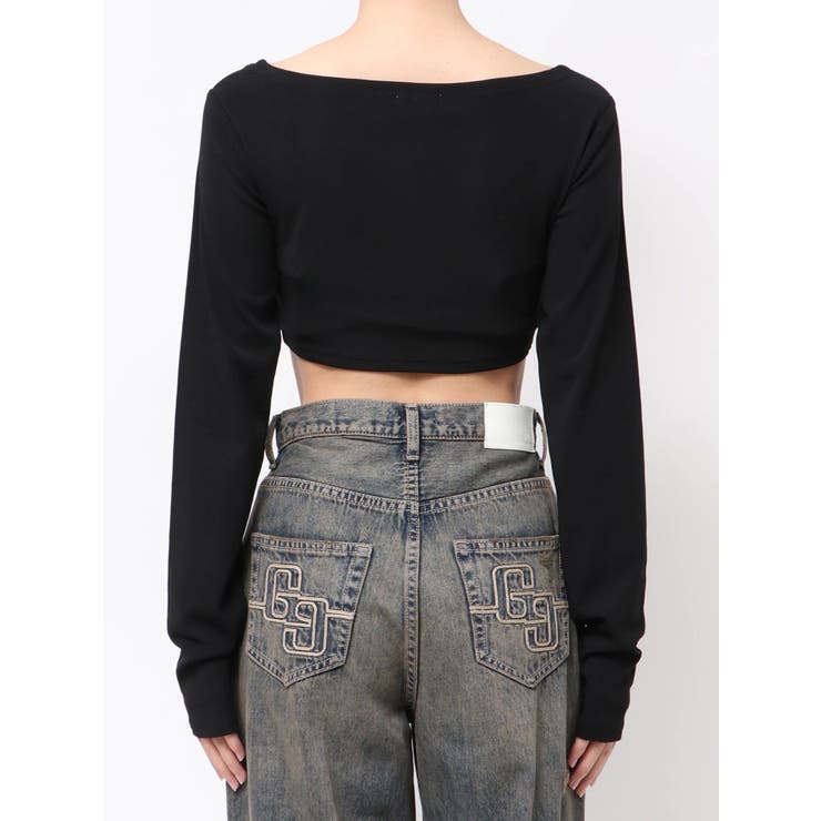 シアーショートトップス | GYDA | 詳細画像13 