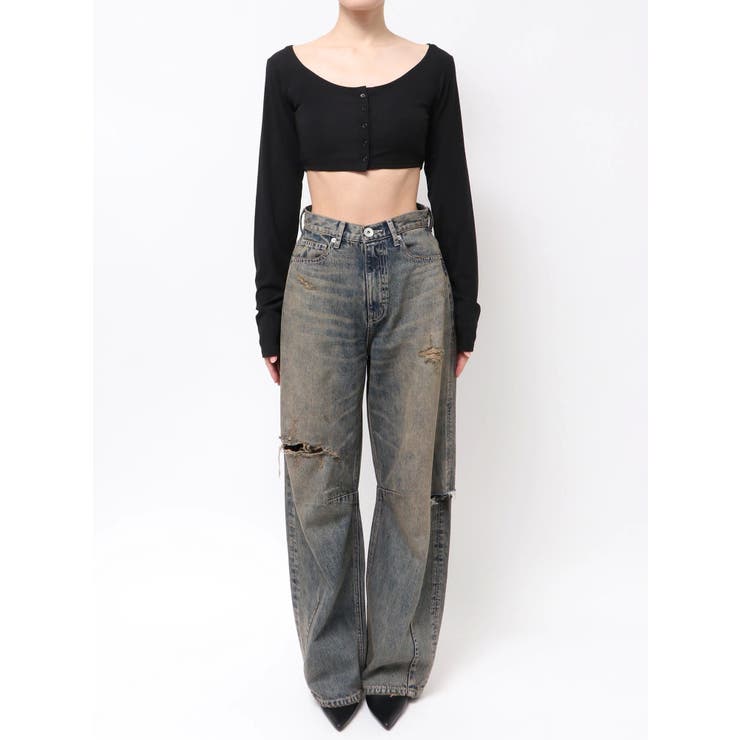 シアーショートトップス | GYDA | 詳細画像18 