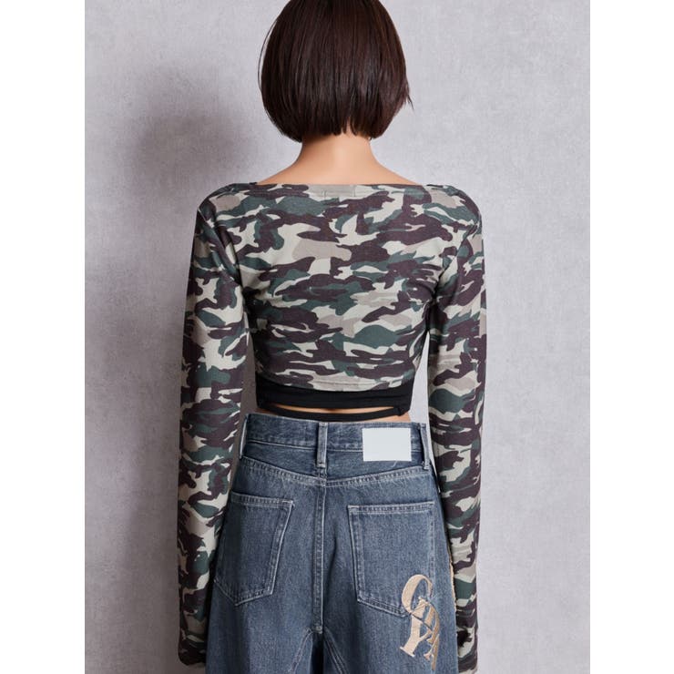 シアーショートトップス | GYDA | 詳細画像3 