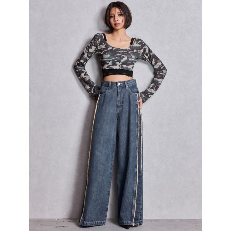 シアーショートトップス | GYDA | 詳細画像4 