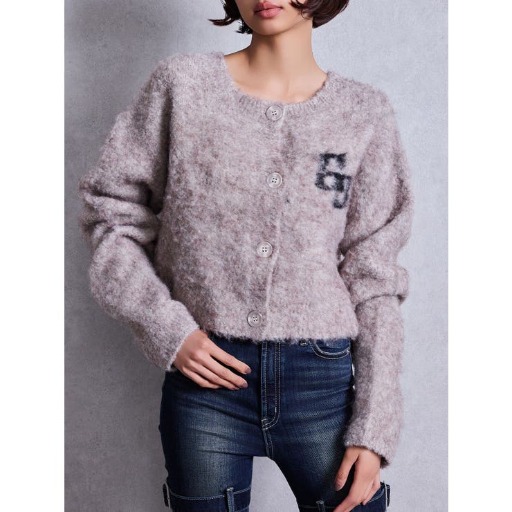 ベージュ | AS IFニットカーディガン | GYDA