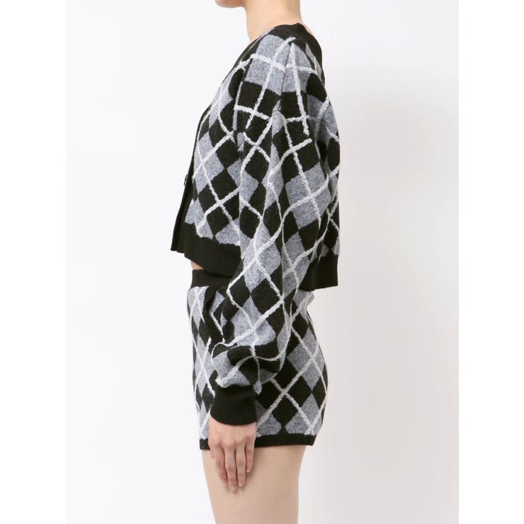 アーガイルニットカーディガン | GYDA | 詳細画像11 