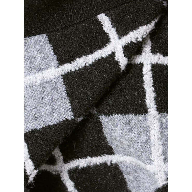 アーガイルニットカーディガン | GYDA | 詳細画像16 