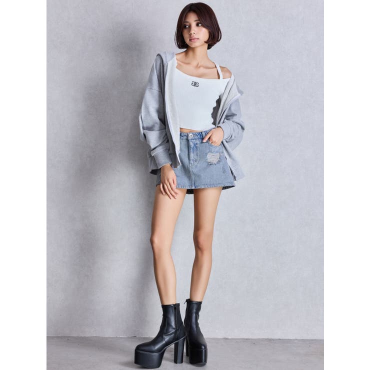 GYDA LOOSEスウェットZIP UPパーカー | GYDA | 詳細画像10 