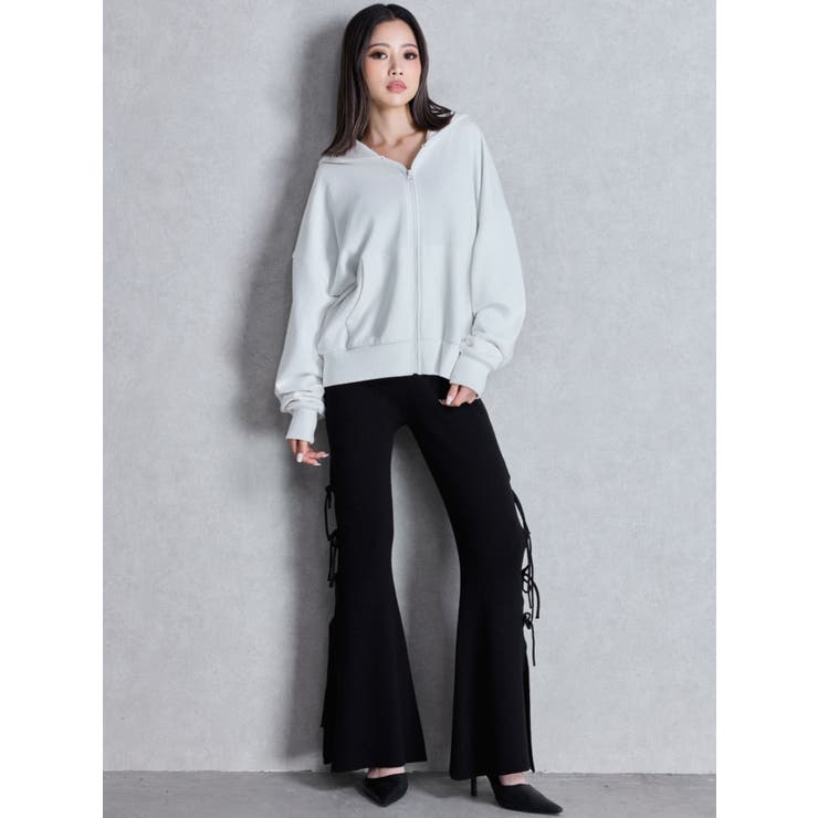 GYDA LOOSEスウェットZIP UPパーカー[品番：MKSW0066103]｜GYDA