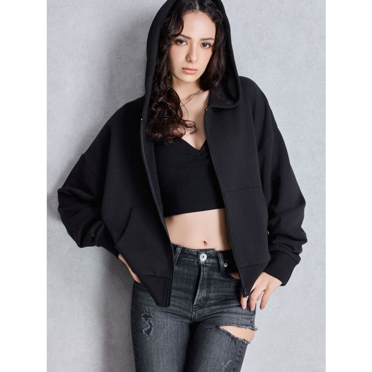 GYDA LOOSEスウェットZIP UPパーカー | GYDA | 詳細画像3 