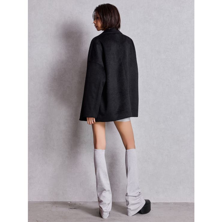 ラメmaterialチェスターコート | GYDA | 詳細画像17 