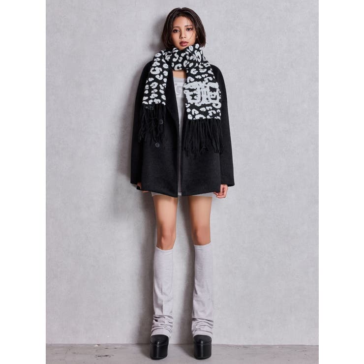 ラメmaterialチェスターコート | GYDA | 詳細画像19 