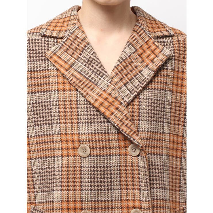 ラメmaterialチェスターコート | GYDA | 詳細画像23 