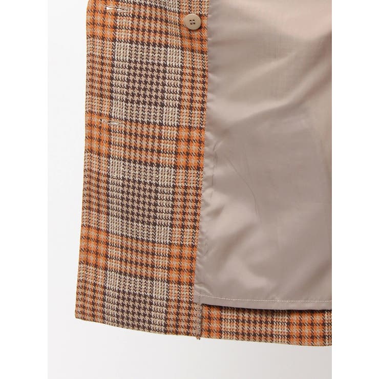 ラメmaterialチェスターコート | GYDA | 詳細画像26 