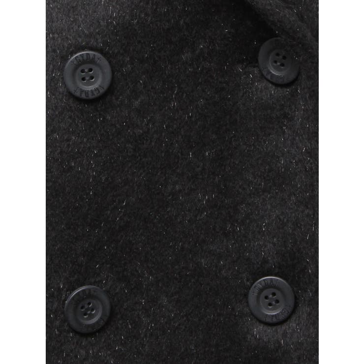 ラメmaterialチェスターコート | GYDA | 詳細画像30 