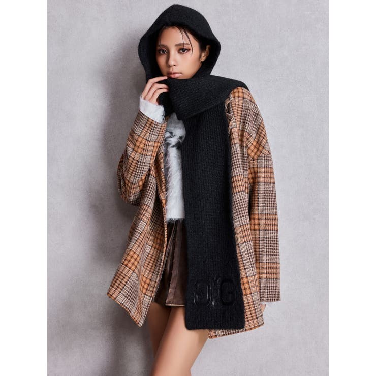 ラメmaterialチェスターコート | GYDA | 詳細画像8 