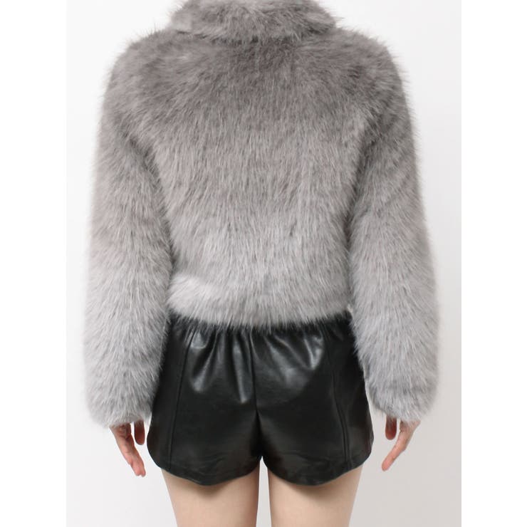 グラデーションECO FURコート[品番：MKSW0067173]｜GYDA（ジェイダ）の