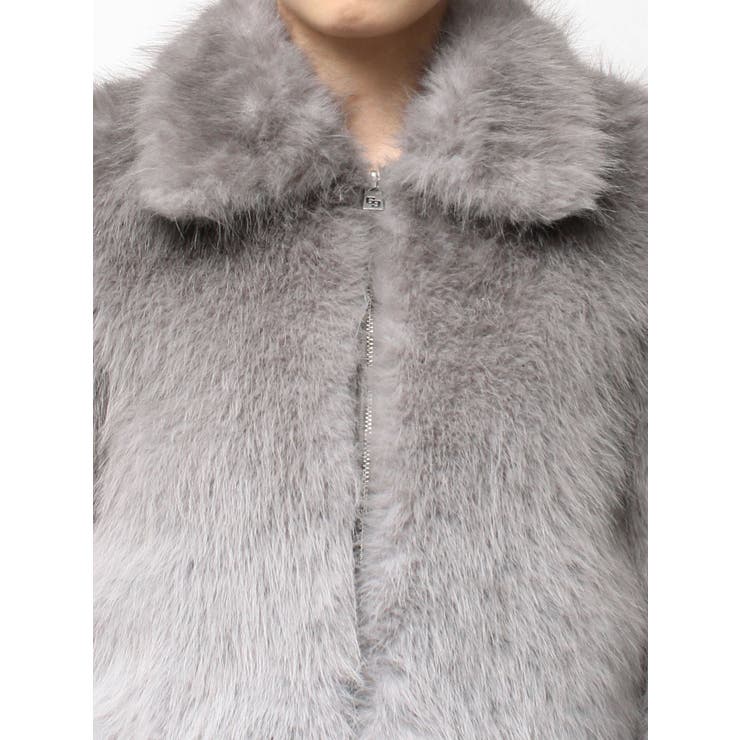 グラデーションECO FURコート[品番：MKSW0067173]｜GYDA（ジェイダ）の