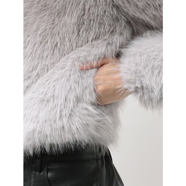 グラデーションECO FURコート[品番：MKSW0067173]｜GYDA（ジェイダ）の