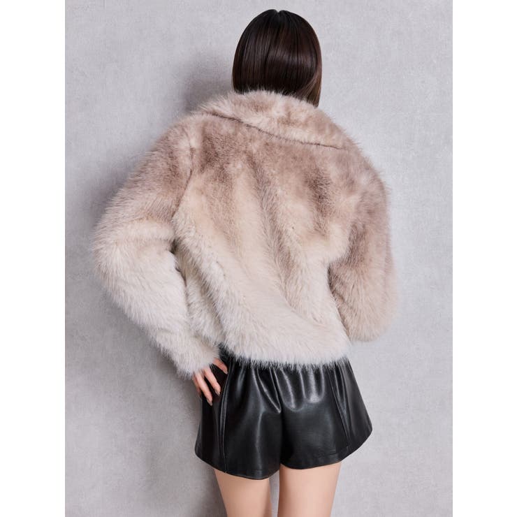 グラデーションECO FURコート[品番：MKSW0067173]｜GYDA（ジェイダ）の