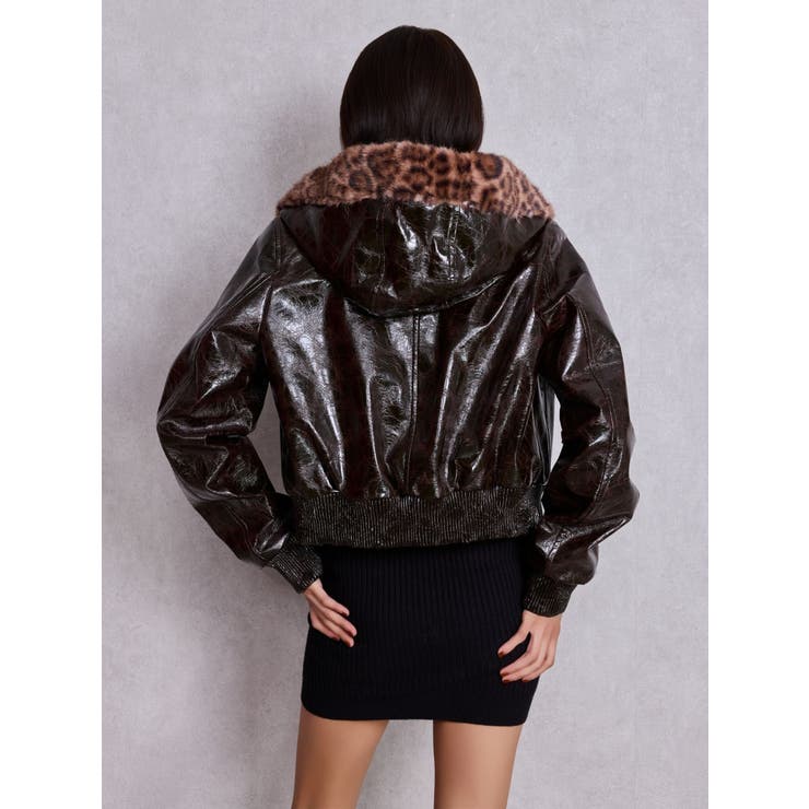 ジャケット・アウター garedia pig leather hoodie size M AVIREX（アヴィレックス） ブルゾン アウター 「直営店別注