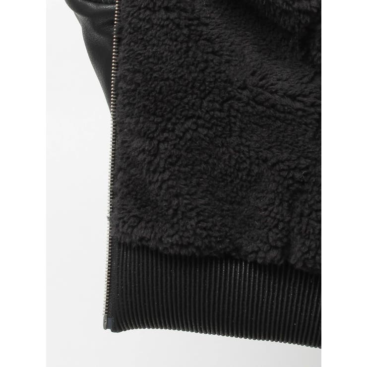 Hoodie Fake Leatherコート | GYDA | 詳細画像21 