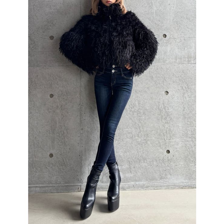 【TINY】switchingフェイクファーコート | GYDA | 詳細画像18 