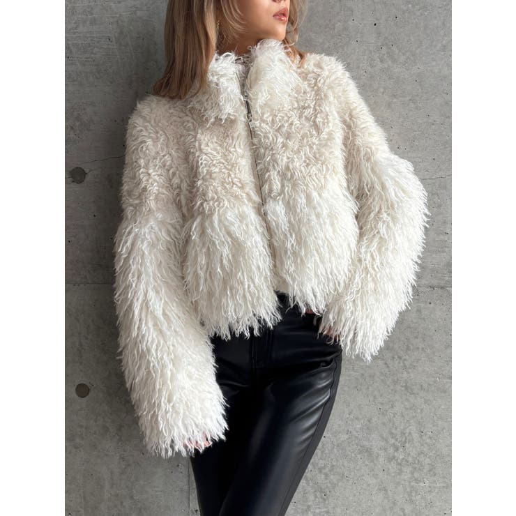 【TINY】switchingフェイクファーコート | GYDA | 詳細画像3 