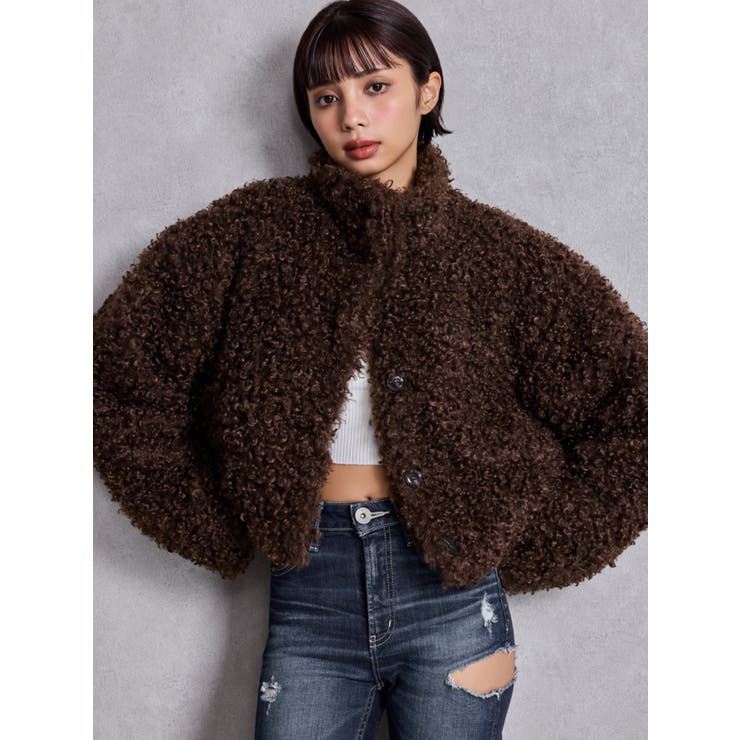 プードルフェイクファーコート | GYDA | 詳細画像2 