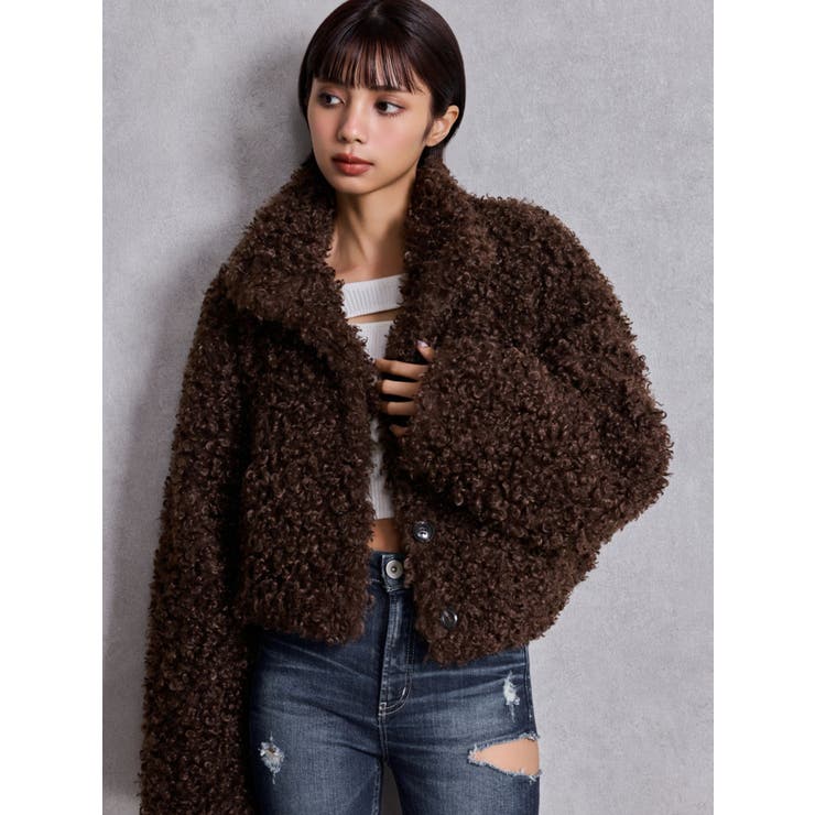 プードルフェイクファーコート | GYDA | 詳細画像5 