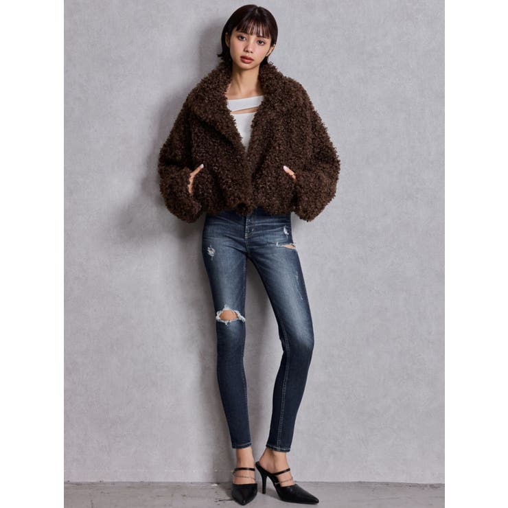 プードルフェイクファーコート | GYDA | 詳細画像9 